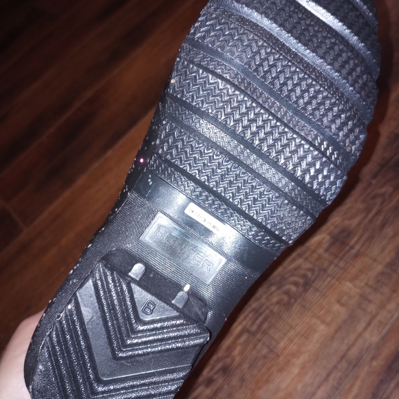 Hunter Big Kids Original Giant Multi Color Glitter Rain Boots Size 4 - Picture 4 of 7